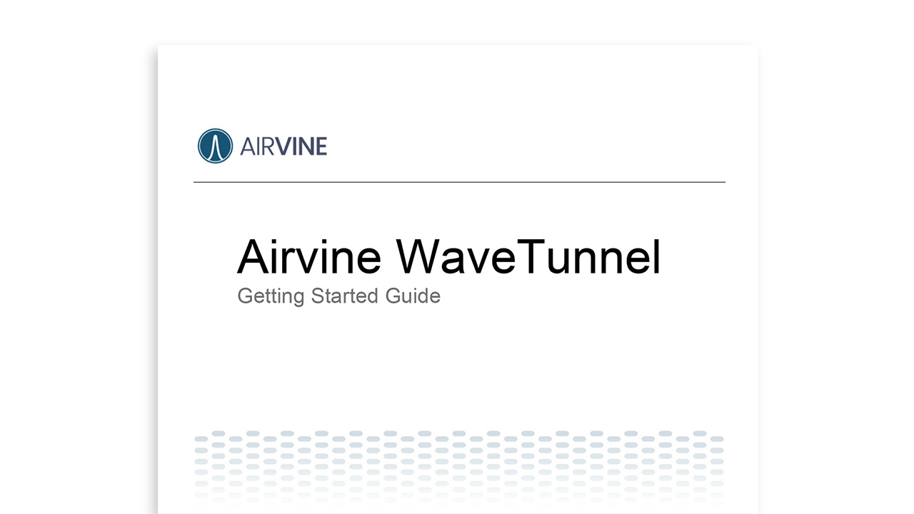 WaveTunnel Getting Started Guide